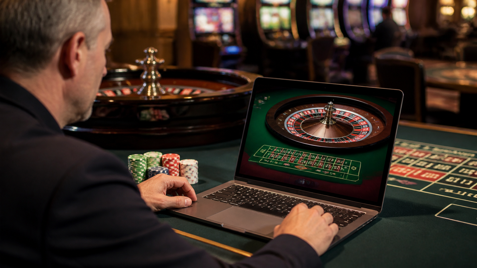 Cách nhận biết nhà cái uy tín khi chơi trực tuyến Người trưởng thành xem thông tin trò chơi casino trực tuyến trên máy tính xách tay