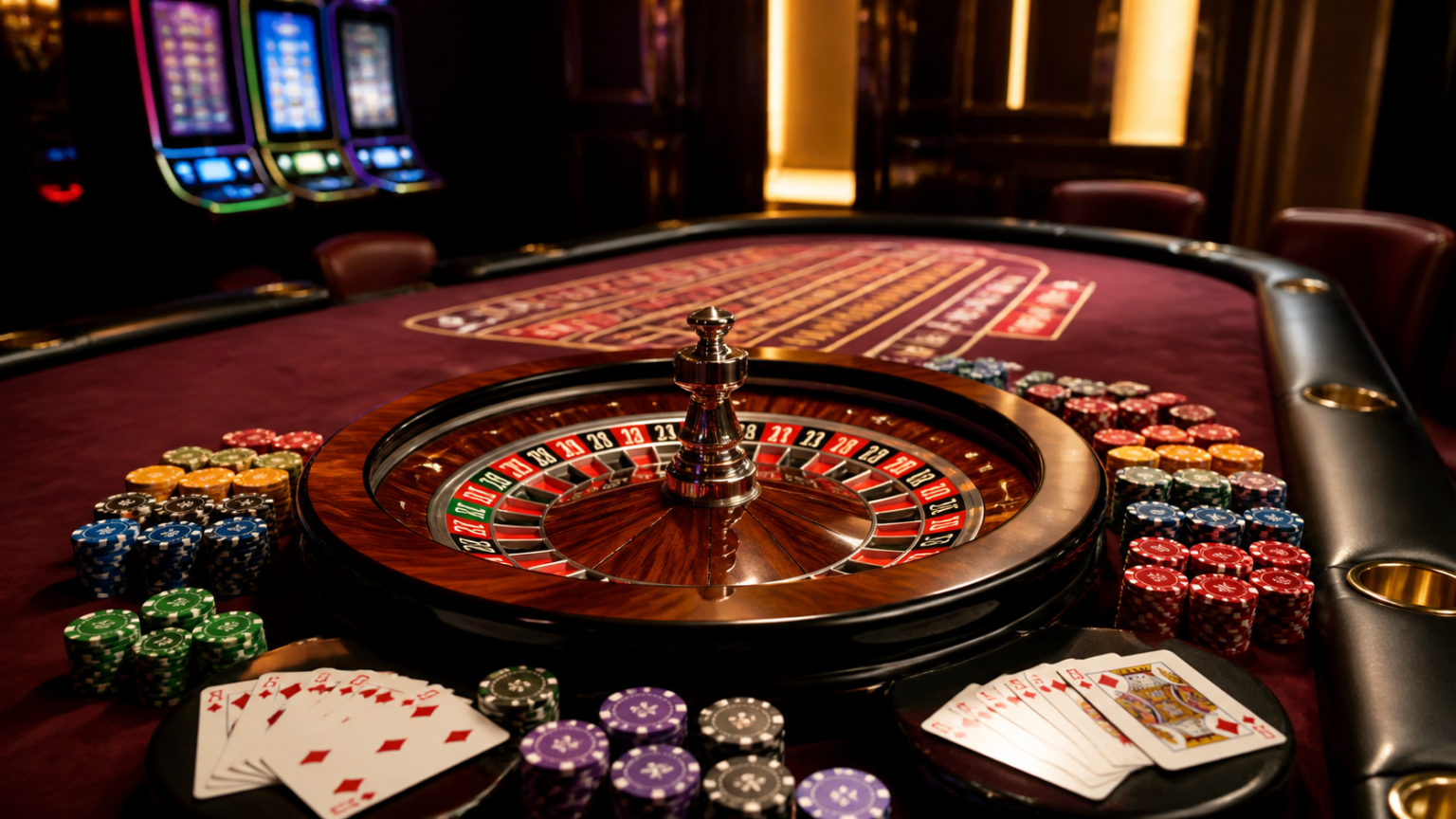 Casino non aams: guida pratica per orientarsi con criterio Ruota della roulette e carte da gioco in un casino non aams