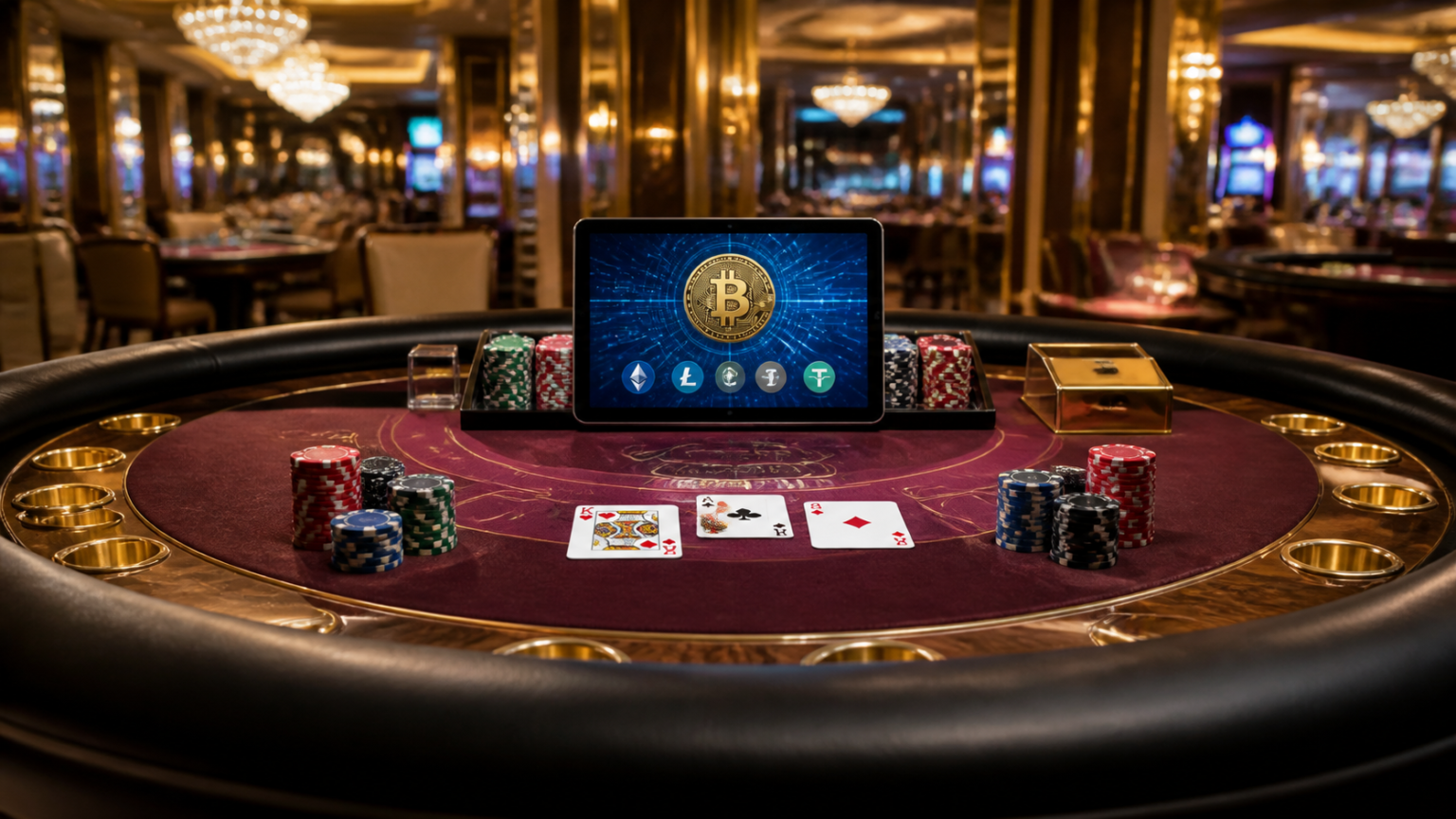 crypto casino Singapore: What Players Should Know Crypto casino Singapore concept with casino table and digital wallet