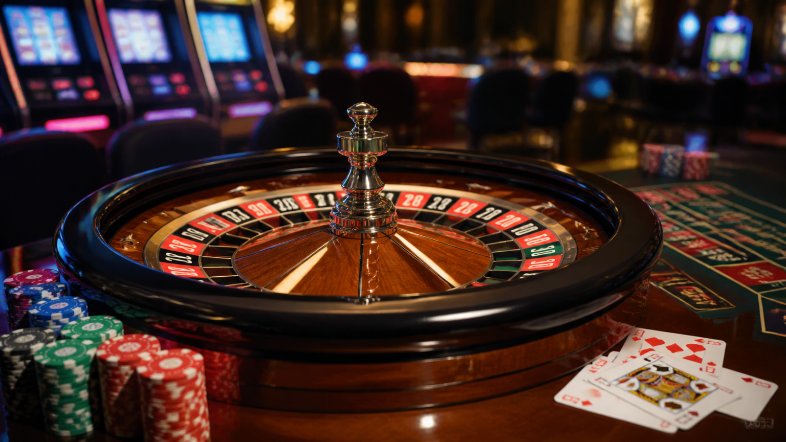 Top Online Casinos: How to Evaluate Games, Safety, and Value Casino roulette table and slot machines representing online casino gaming
